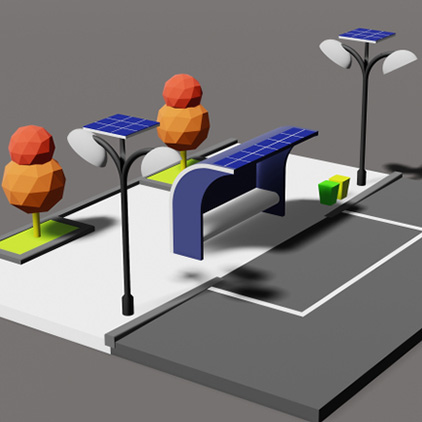 Smart Solar Street Lighting, Bus Stops & Home Lighting